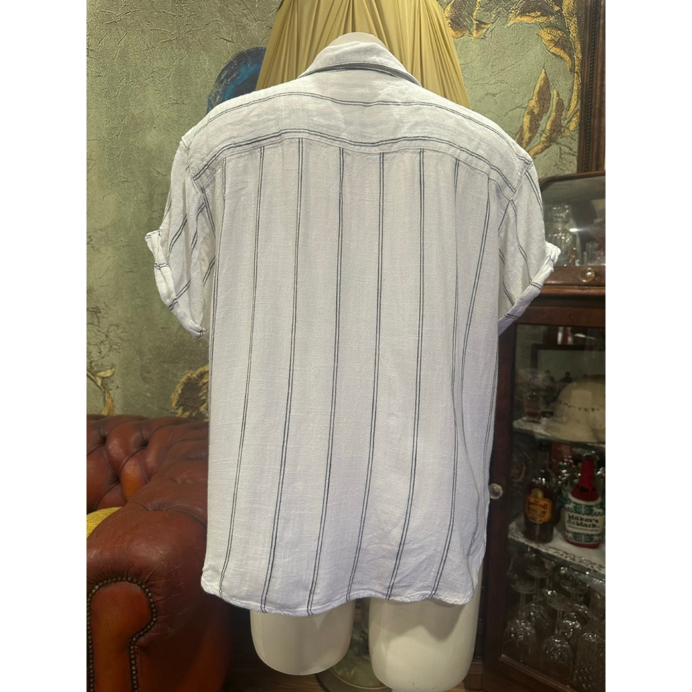 Thread + Supply Striped Button-Down Camp Shirt - image 5